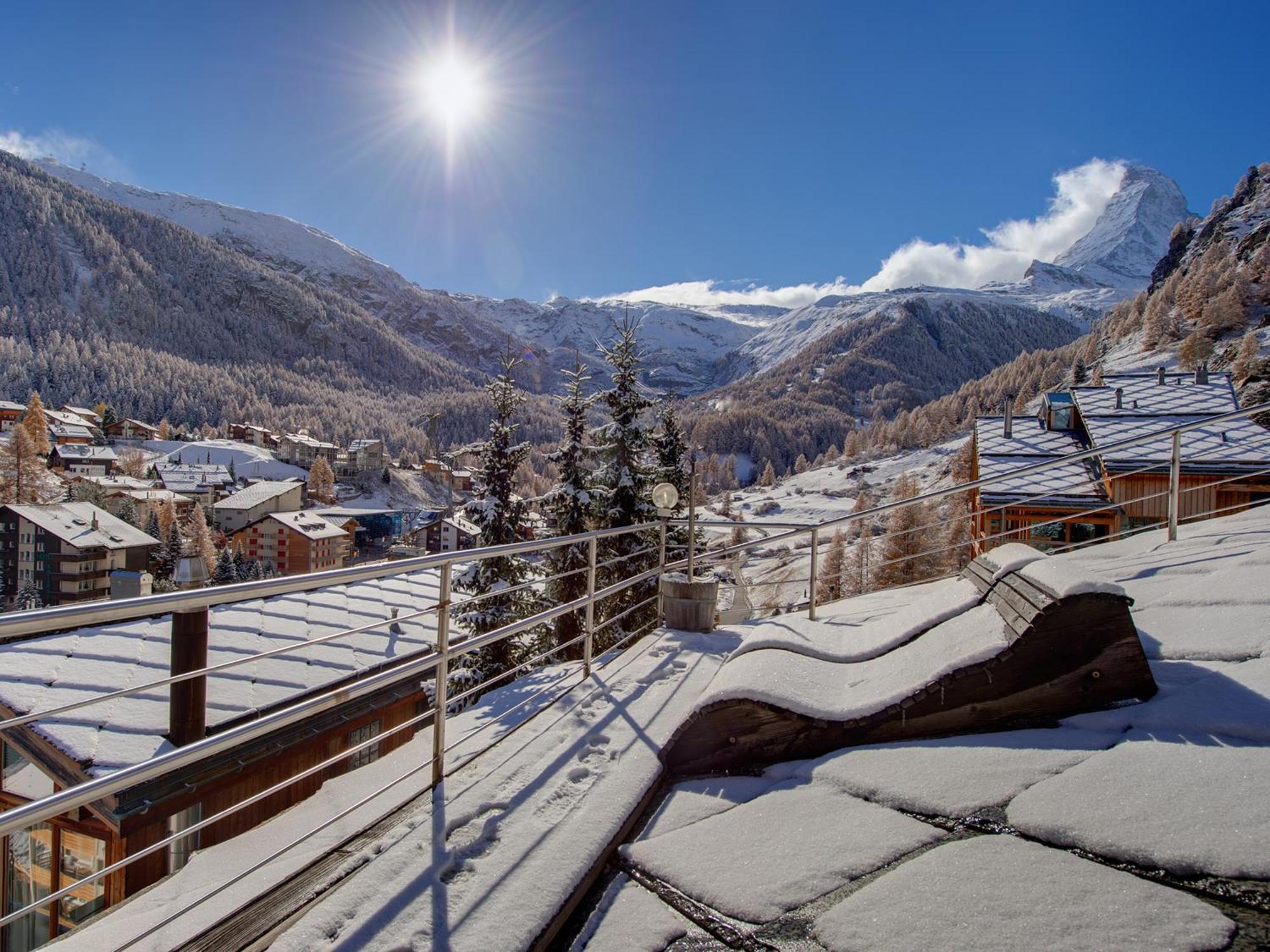 Backstage Hotel Serviced Apartments Zermatt Kültér fotó
